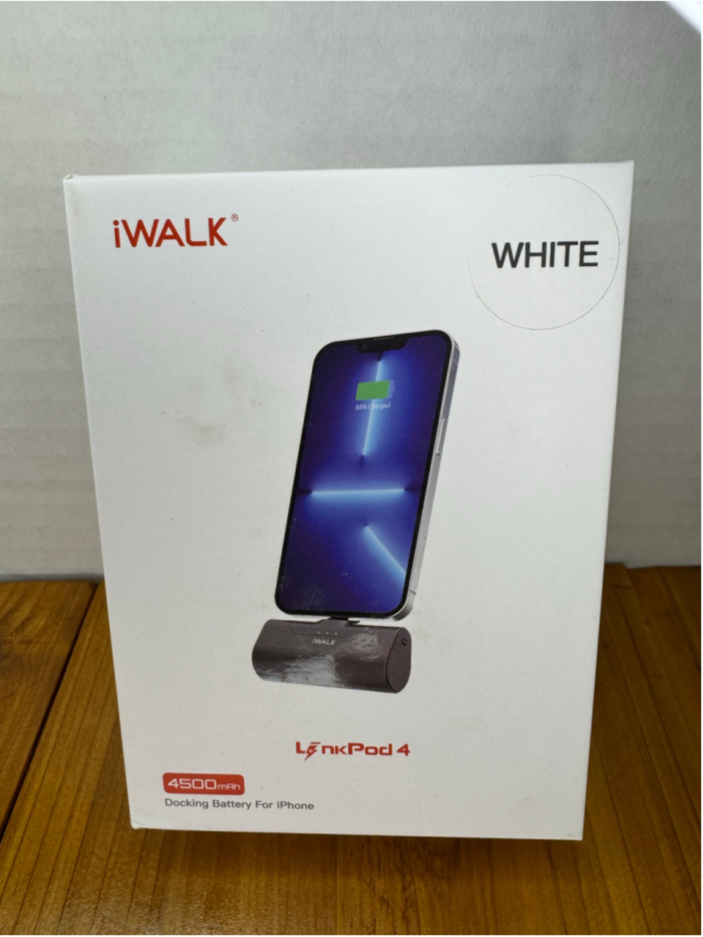 iWALK LinkPod 4 Portable Charger for iPhone One Size White